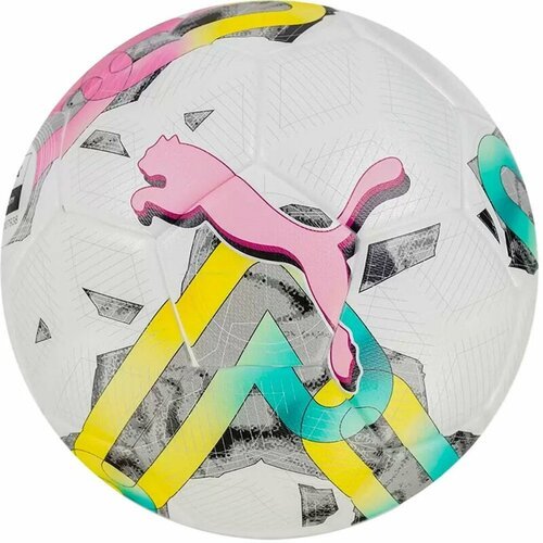 Мяч футбольный PUMA Orbita 3 TB FQ, 08377601, размер 5, FIFA Quality, 32 панели, ТПУ, термосшивка, мультиколор