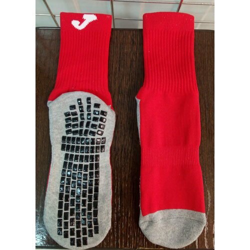 Гетры JOMA короткие с резиновой подошвой размер 42-44 красные для регби футбола волейбола
