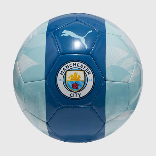 Футбольный мяч Puma Manchester City 08414812, р-р 5, Голубой