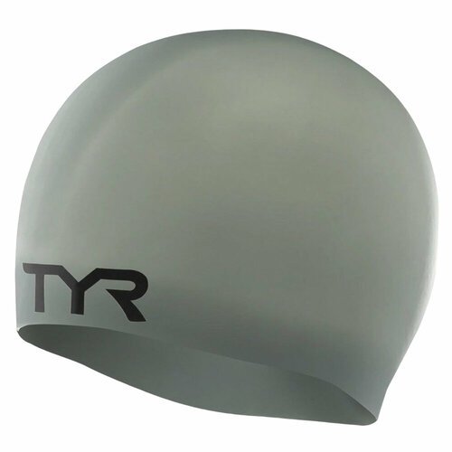 Шапочка для плавания TYR Wrinkle Free Silicone Cap, Silver