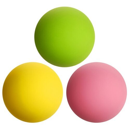 Мяч для большого тенниса, набор 3 шт, цвета микс