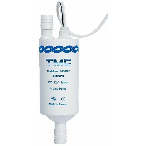 Насос водяной TMC 280GPH 18 л/мин 12В, помпа для подачи воды (0430107, 10266396)