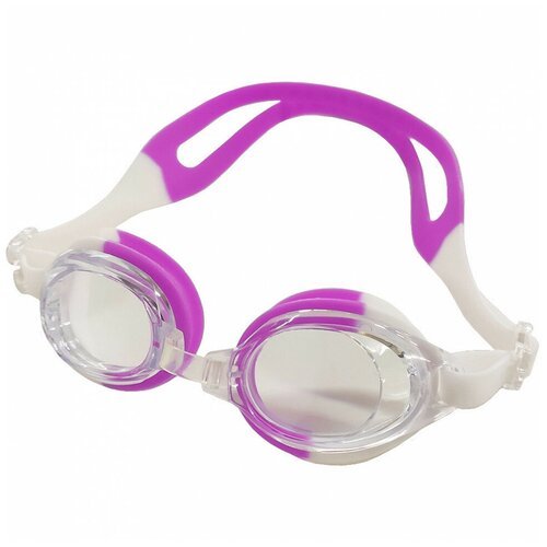 Очки для плавания детские E36884, фиолетово/белые