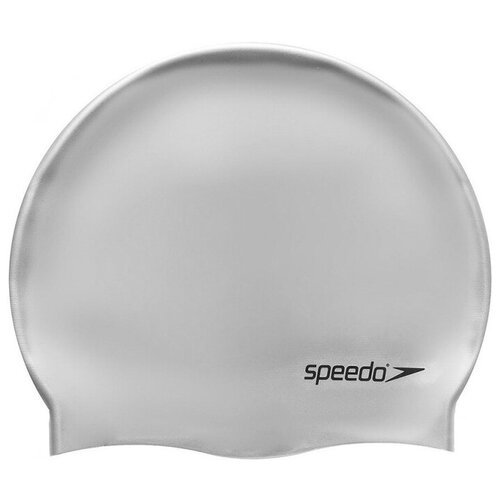 Шапочка для плавания SPEEDO Plain Flast Silicon Cap (серебристый) 8-709911181/1181
