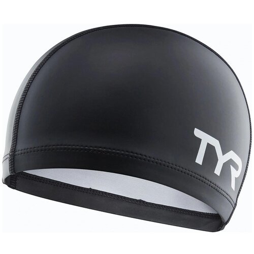 Шапочка для плавания TYR Silicone Comfort Swim Cap (O/S, 001 Черный)
