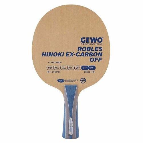 Основание для настольного тенниса Gewo Robles Hinoki EX-Carbon, ST