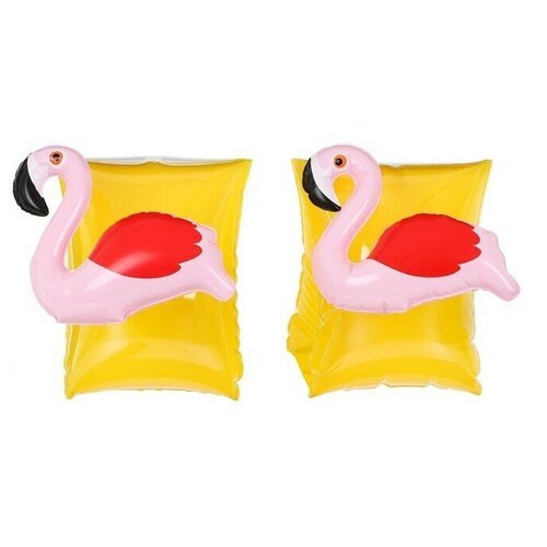 Нарукавники детские надувные Фламинго