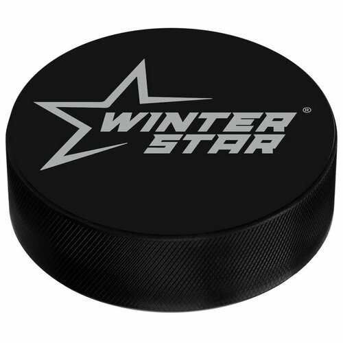 Шайба хоккейная Winter Star, взрослая, d=7,6 см