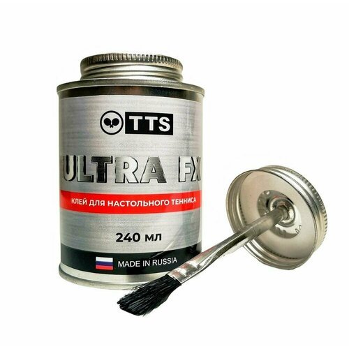 TTS Клей резиновый ULTRA FX в жестяной банке с кисточкой 240 мл