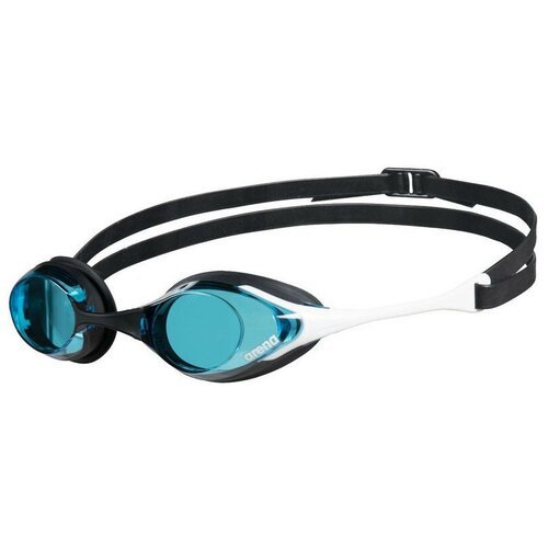 Очки для плавания ARENA Cobra Swipe, арт.004195400, голубые линзы, смен.перен., черн-син опр