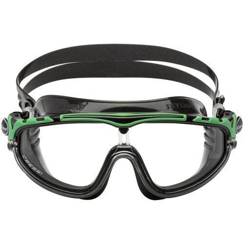 Очки для плавания Cressi SKYLIGHT черный/зеленый