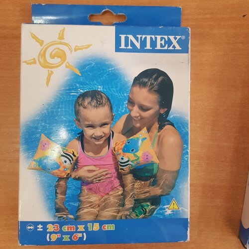 Нарукавники для плавания детские 'INTEX' Deluxe 23х15см, 3-6 лет