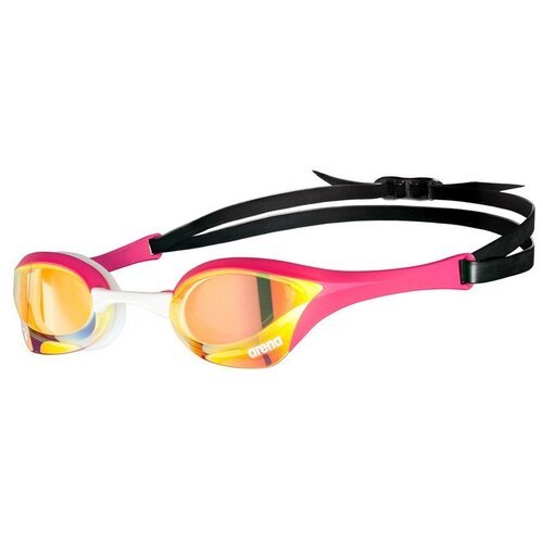 Очки для плавания arena Cobra Ultra Swipe Mirror, yellow copper-pink