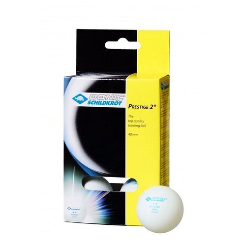 Мячи для пинг-понга Donic (Германия) Мячи для настольного тенниса DONIC PRESTIGE 2* 6 шт