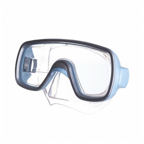 Маска для плавания 'Salvas Geo Md Mask', арт. CA140S1QYSTH, закален. стекло, силикон, р. Medium, голубой