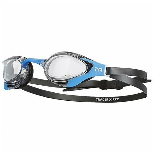 Очки для плавания TYR Tracer-X RZR Racing 105, Цвет - голубой/черный