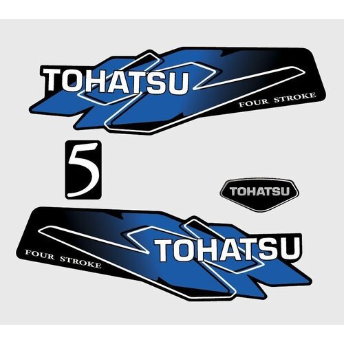 Наклейка лодочного мотора Tohatsu 5