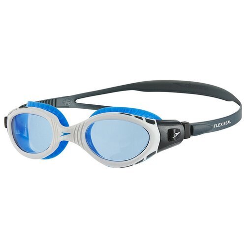 Очки для плавания 'SPEEDO Futura Biofuse Flexiseal', арт.8-11315C107, синие линзы, белая. оправа