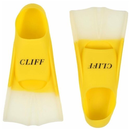Ласты для бассейна CLIFF р.30-32, BF11 жёлто-белые