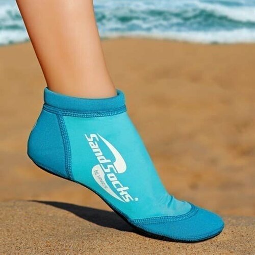 (S) Vincere SPRITES SAND SOCKS MARINE BLUE Носки для пляжного волейбола Голубой/Белый