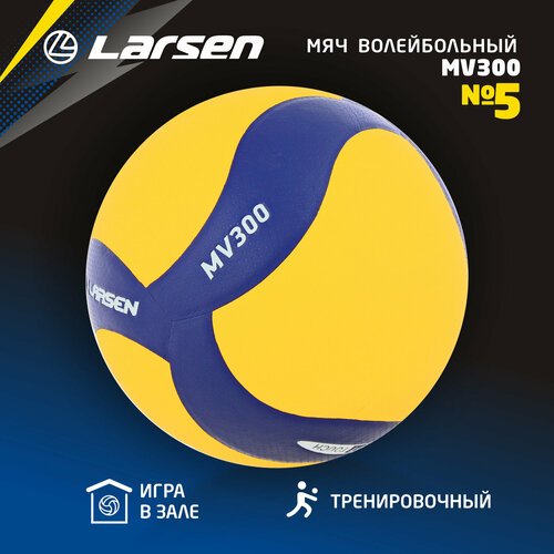 Волейбольный мяч Larsen MV300 желто-синий