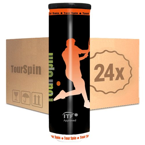 Теннисные мячи TourSpin Orange 72 (24x3)