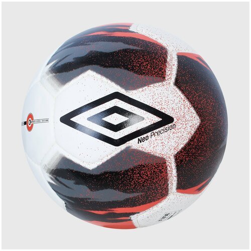 Футбольный мяч Umbro Neo Precision 21092U-CRD, размер 5, Белый