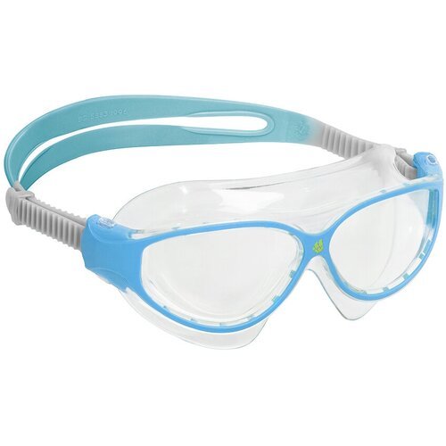 Очки для плавания подростковые Mad Wave Junior FLAME Mask - Голубой