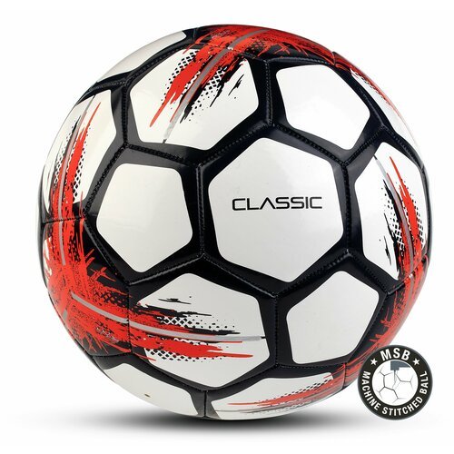 Мяч футбольный SELECT Classic V22 (5, белый-черный-красный)