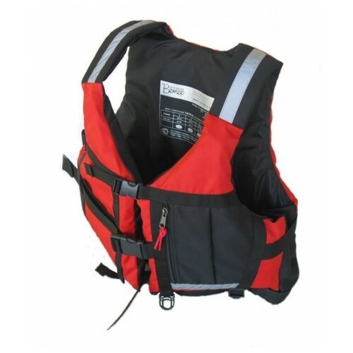 Спасательный жилет Вольный ветер Каскад, размер S, 60 кг, красный/черный