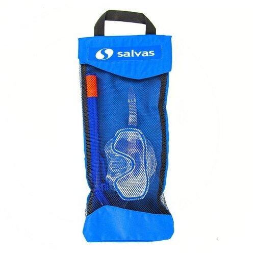 Набор для плавания 'Salvas Easy Set', арт.EA505C1TBSTB, р. Junior, синий в сетч. сумке