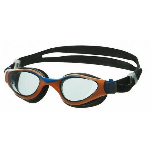 Очки для плавания ATEMI M701/M702/M703, черный/оранжевый