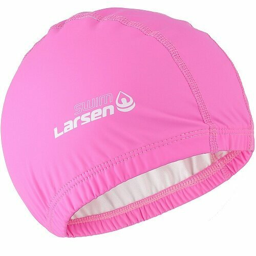 Шапочка плавательная Larsen Swim PU100 розовая