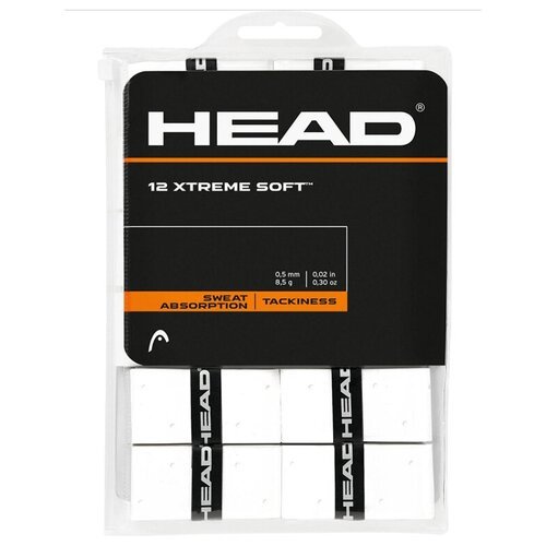Обмотка для ручки ракетки HEAD Overgrip XtremeSoft Pack x12 White 285405-WH