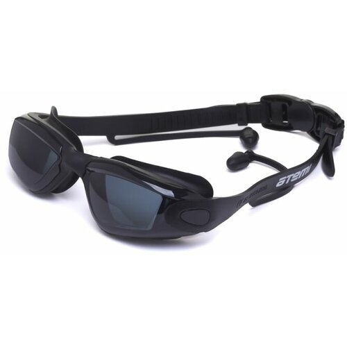 Очки для плавания ATEMI N9700/N9701, черный/серый