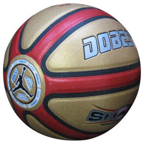 Мяч баскетбольный №7 DOBEST (PU) 810RG PK Красно-золотой