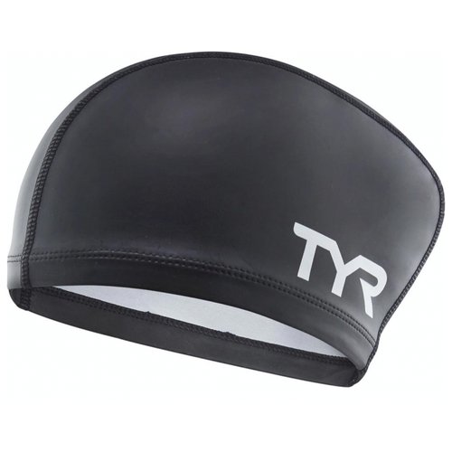 Шапочка для плавания TYR Long Hair Silicone Comfort Swim Cap, LSCCAPLH-450, голубой, полиэстер,силикон