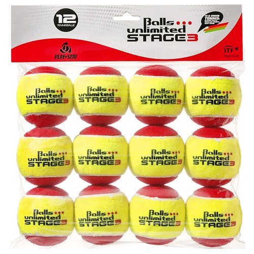 Теннисные мячи Balls unlimited Red x12pcs Bag