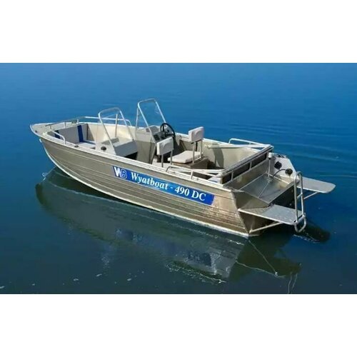 Моторная лодка Wyatboat-490DC/ Алюминиевый катер/ Лодки Wyatboat