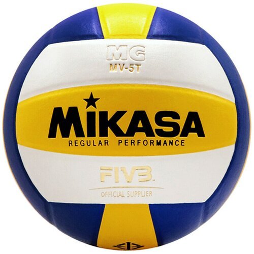 Мяч волейбольный Mikasa MV-5T, 5 размер; синий