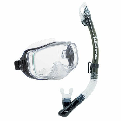 Tusa Комплект маска+трубка UCR-3325P, в сумке прозрачный силикон, SK