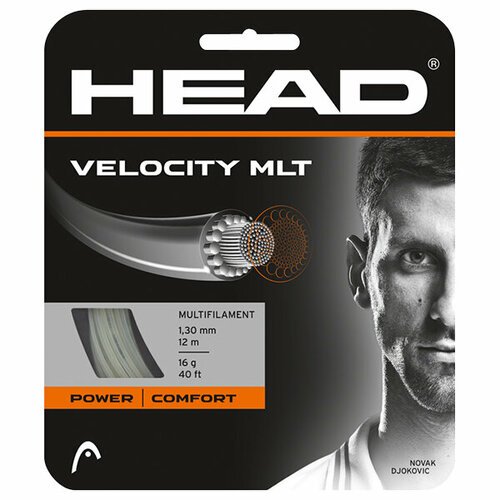 Струна для тенниса HEAD 12m Velocity MLT Natural 281404-NT, 1.25