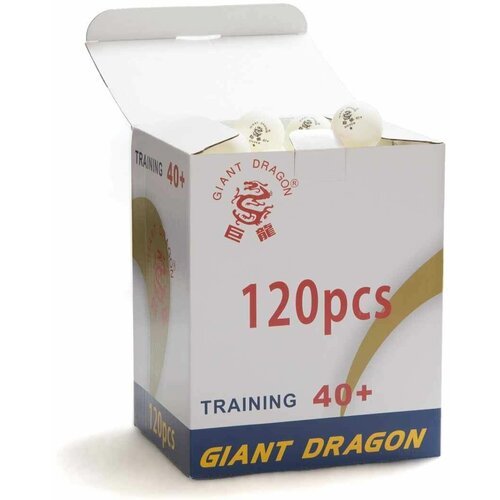 Мячи Dragon Training Silver 1* (120 шт, белые)