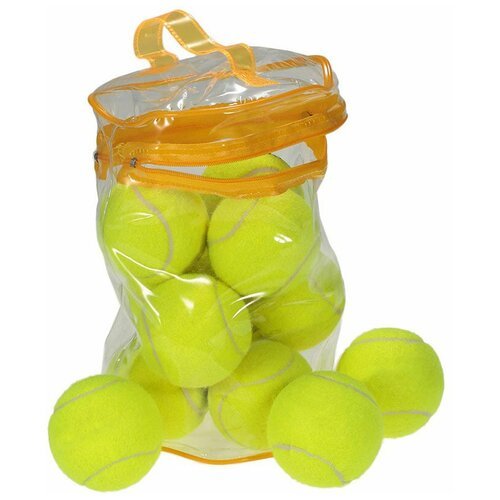 C28783 Мячи для большого тенниса 12 штук (в тубе)