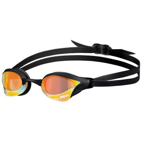 Очки для плавания arena Cobra Core Swipe Mirror, yellow copper-black