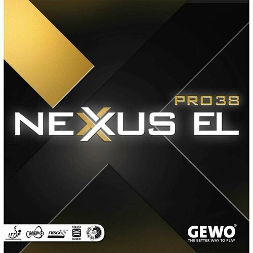 Накладка для настольного тенниса Gewo Nexxus EL Pro 38 Black, 2.1