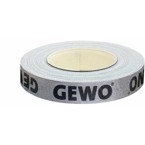 Торцевая лента для настольного тенниса Gewo 1m/12mm, Silver/Black