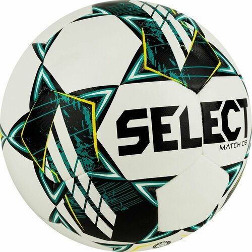 Мяч футбольный SELECT Match DB V23 (4, белый-зеленый-желтый)