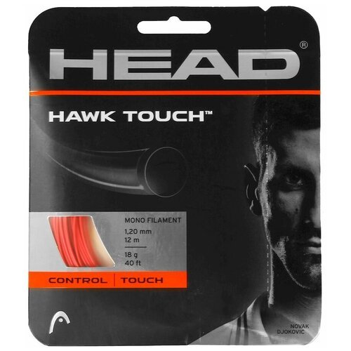 Струна для тенниса HEAD 12m Hawk Touch Red 281204-RD, 1.25