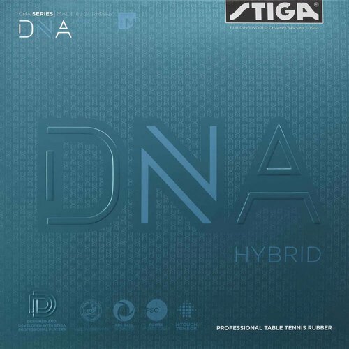 Накладка Stiga DNA Hybrid M, Черная, 2.2